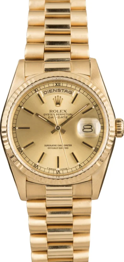 Rolex Day-Date 36 German calendar